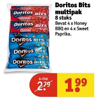 Aanbiedingen Doritos bits multipak - Doritos - Geldig van 09/05/2017 tot 14/05/2017 bij Kruidvat