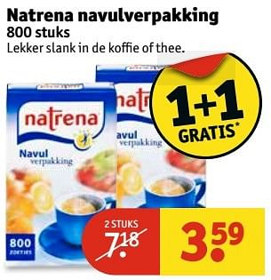 Aanbiedingen Natrena navulverpakking - Natrena - Geldig van 09/05/2017 tot 14/05/2017 bij Kruidvat