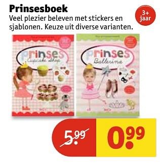 Aanbiedingen Prinsesboek - Huismerk - Kruidvat - Geldig van 09/05/2017 tot 14/05/2017 bij Kruidvat