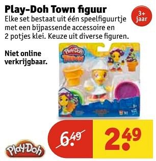 Aanbiedingen Play-doh town figuur - Play-Doh - Geldig van 09/05/2017 tot 14/05/2017 bij Kruidvat