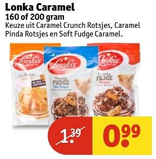 Aanbiedingen Lonka caramel - Lonka - Geldig van 09/05/2017 tot 14/05/2017 bij Kruidvat