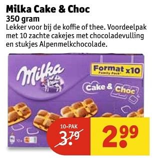 Aanbiedingen Milka cake + choc - Milka - Geldig van 09/05/2017 tot 14/05/2017 bij Kruidvat