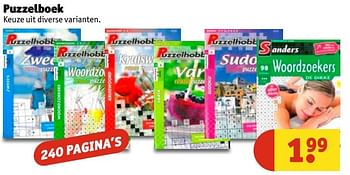 Aanbiedingen Puzzelboek - Huismerk - Kruidvat - Geldig van 09/05/2017 tot 14/05/2017 bij Kruidvat