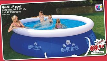 Aanbiedingen Quick-up pool - Happy people - Geldig van 08/05/2017 tot 14/05/2017 bij Poco