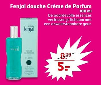 Aanbiedingen Fenjal douche crème de parfum - Fenjal - Geldig van 09/05/2017 tot 14/05/2017 bij Trekpleister