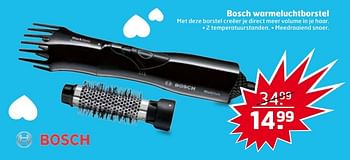 Aanbiedingen Bosch warmeluchtborstel - Bosch - Geldig van 09/05/2017 tot 14/05/2017 bij Trekpleister