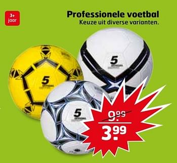 Aanbiedingen Professionele voetbal - Huismerk - Trekpleister - Geldig van 09/05/2017 tot 14/05/2017 bij Trekpleister