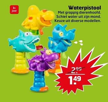 Aanbiedingen Waterpistool - Huismerk - Trekpleister - Geldig van 09/05/2017 tot 14/05/2017 bij Trekpleister