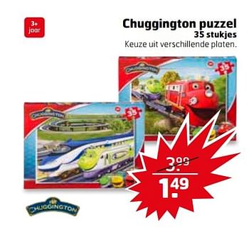 Aanbiedingen Chuggington puzzel - Chuggington - Geldig van 09/05/2017 tot 14/05/2017 bij Trekpleister