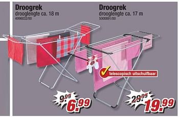 Aanbiedingen Droogrek - Huismerk - Poco - Geldig van 08/05/2017 tot 14/05/2017 bij Poco