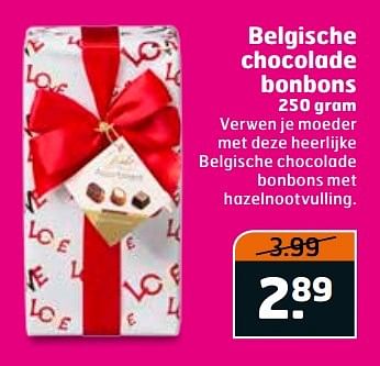 Aanbiedingen Belgische chocolade bonbons - Huismerk - Trekpleister - Geldig van 02/05/2017 tot 14/05/2017 bij Trekpleister