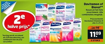 Aanbiedingen Davitamon vitamine d - Davitamon - Geldig van 02/05/2017 tot 14/05/2017 bij Trekpleister