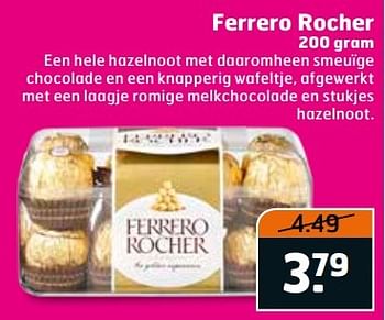 Aanbiedingen Ferrero rocher - Ferrero - Geldig van 02/05/2017 tot 14/05/2017 bij Trekpleister