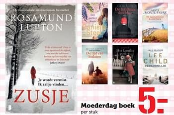 Aanbiedingen Moederdag boek - Huismerk - Coop - Geldig van 08/05/2017 tot 14/05/2017 bij Coop