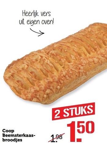 Aanbiedingen Coop beemsterkaas- broodjes - Huismerk - Coop - Geldig van 08/05/2017 tot 14/05/2017 bij Coop