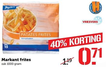 Aanbiedingen Markant frites - Markant - Geldig van 08/05/2017 tot 14/05/2017 bij Coop
