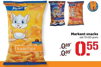 Aanbiedingen Markant snacks - Markant - Geldig van 08/05/2017 tot 14/05/2017 bij Coop