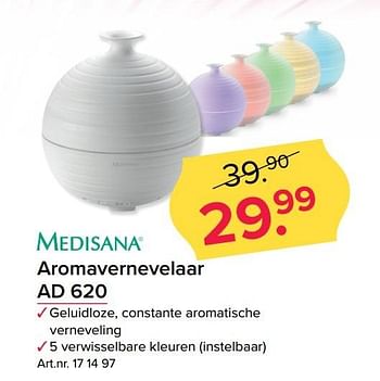 Aanbiedingen Medisana aromavernevelaar ad 620 - Medisana - Geldig van 08/05/2017 tot 14/05/2017 bij Kijkshop
