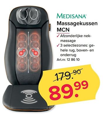 Aanbiedingen Medisana massagekussen mcn - Medisana - Geldig van 08/05/2017 tot 14/05/2017 bij Kijkshop