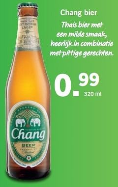 Aanbiedingen Chang bier - Chang - Geldig van 08/05/2017 tot 14/05/2017 bij Lidl