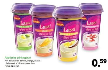 Aanbiedingen Aziatische drinkyoghurt - Vitasia - Geldig van 08/05/2017 tot 14/05/2017 bij Lidl