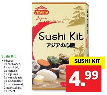 Aanbiedingen Sushi kit - Vitasia - Geldig van 08/05/2017 tot 14/05/2017 bij Lidl