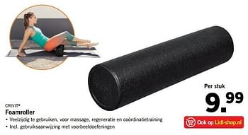 Aanbiedingen Foamroller - Crivit - Geldig van 08/05/2017 tot 14/05/2017 bij Lidl