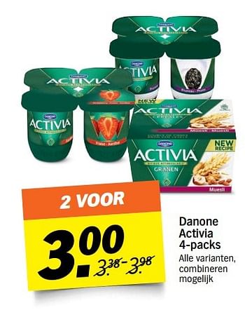 Aanbiedingen Danone activia - Danone - Geldig van 08/05/2017 tot 14/05/2017 bij Albert Heijn