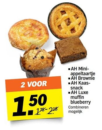 Aanbiedingen Ah mini-appeltaartje - Huismerk - Albert Heijn - Geldig van 08/05/2017 tot 14/05/2017 bij Albert Heijn