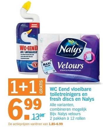 Aanbiedingen Nalys velours - Nalys - Geldig van 08/05/2017 tot 14/05/2017 bij Albert Heijn