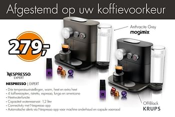 Aanbiedingen Krups nespresso expert - Krups - Geldig van 08/05/2017 tot 14/05/2017 bij Expert