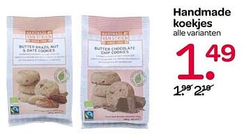Aanbiedingen Handmade koekjes - Fair Trade - Geldig van 04/05/2017 tot 17/05/2017 bij Spar