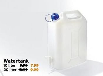 Aanbiedingen Watertank 10 liter - Huismerk - Gamma - Geldig van 08/05/2017 tot 14/05/2017 bij Gamma