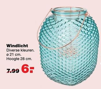 Aanbiedingen Windlicht - Huismerk - Praxis - Geldig van 08/05/2017 tot 14/05/2017 bij Praxis