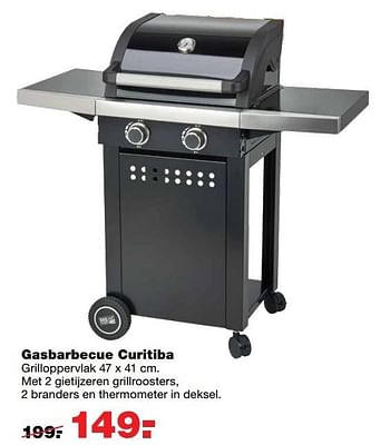 Aanbiedingen Gasbarbecue curitiba - BBQ &amp; Friends  - Geldig van 08/05/2017 tot 14/05/2017 bij Praxis