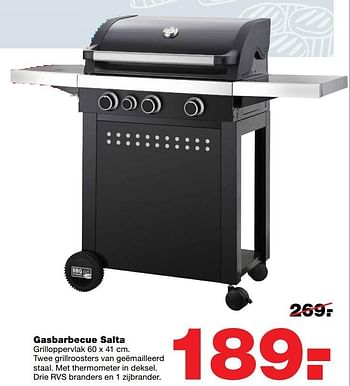 Aanbiedingen Gasbarbecue salta - BBQ &amp; Friends  - Geldig van 08/05/2017 tot 14/05/2017 bij Praxis