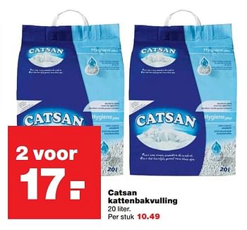 Aanbiedingen Catsan kattenbakvulling - Catsan - Geldig van 08/05/2017 tot 14/05/2017 bij Praxis