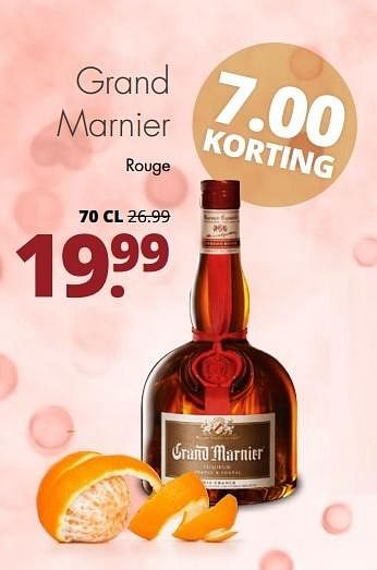 Aanbiedingen Grand marnier rouge - Grand Marnier - Geldig van 08/05/2017 tot 20/05/2017 bij Mitra