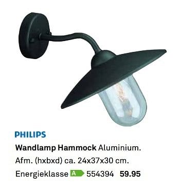 Aanbiedingen Philips wandlamp hammock - Philips - Geldig van 03/04/2017 tot 20/05/2017 bij Karwei