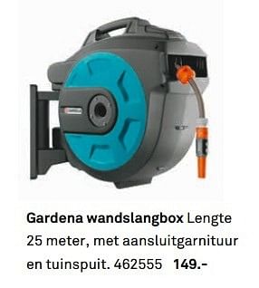 Aanbiedingen Gardena wandslangbox - Gardena - Geldig van 03/04/2017 tot 20/05/2017 bij Karwei