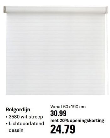 Aanbiedingen Rolgordijn - Huismerk Karwei - Geldig van 10/05/2017 tot 14/05/2017 bij Karwei