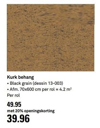 Aanbiedingen Kurk behang - Huismerk Karwei - Geldig van 10/05/2017 tot 14/05/2017 bij Karwei