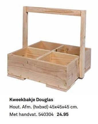 Aanbiedingen Kweekbakje douglas - Huismerk Karwei - Geldig van 03/04/2017 tot 20/05/2017 bij Karwei