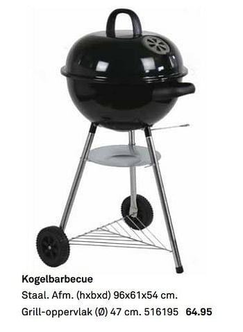 Aanbiedingen Kogelbarbecue - Huismerk Karwei - Geldig van 03/04/2017 tot 20/05/2017 bij Karwei