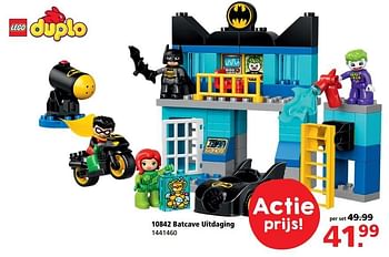 Aanbiedingen 10842 batcave uitdaging - Lego - Geldig van 08/05/2017 tot 21/05/2017 bij Intertoys