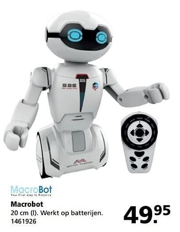 Aanbiedingen Macrobot - Macrom - Geldig van 08/05/2017 tot 21/05/2017 bij Intertoys