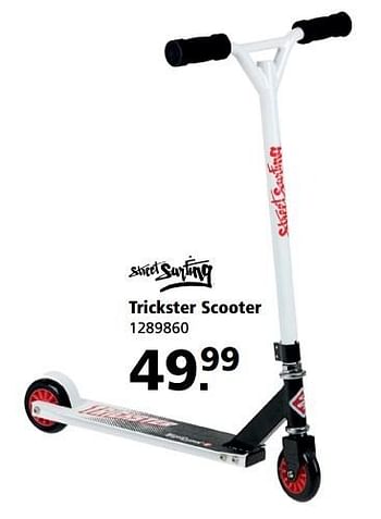 Aanbiedingen Trickster scooter - Street Surfing - Geldig van 08/05/2017 tot 21/05/2017 bij Intertoys