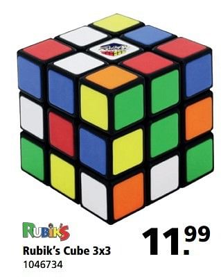 Aanbiedingen Rubik`s cube 3x3 - Rubik's - Geldig van 08/05/2017 tot 21/05/2017 bij Intertoys