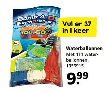 Aanbiedingen Waterballonnen - Huismerk - Intertoys - Geldig van 08/05/2017 tot 21/05/2017 bij Intertoys