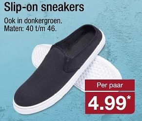 Aanbiedingen Slip-on sneakers - Huismerk - Aldi - Geldig van 14/05/2017 tot 20/05/2017 bij Aldi
